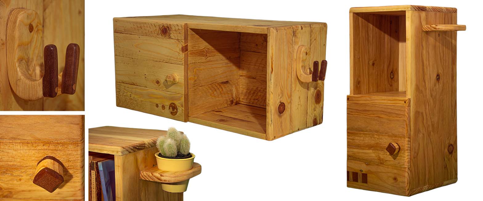 Imagen Categoría Muebles Pequeños Artesanales - Palitroque Artesanía