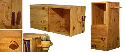 Imagen Categoría Muebles Pequeños Artesanales - Palitroque Artesanía