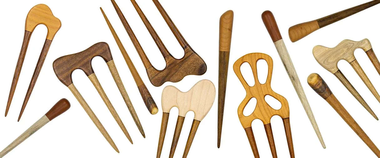Imagen Categoría Accesorios para el Cabello Artesanales - Palitroque Artesanía