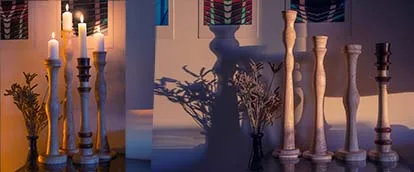 Imagen Categoría Candelabros Artesanales - Palitroque Artesanía