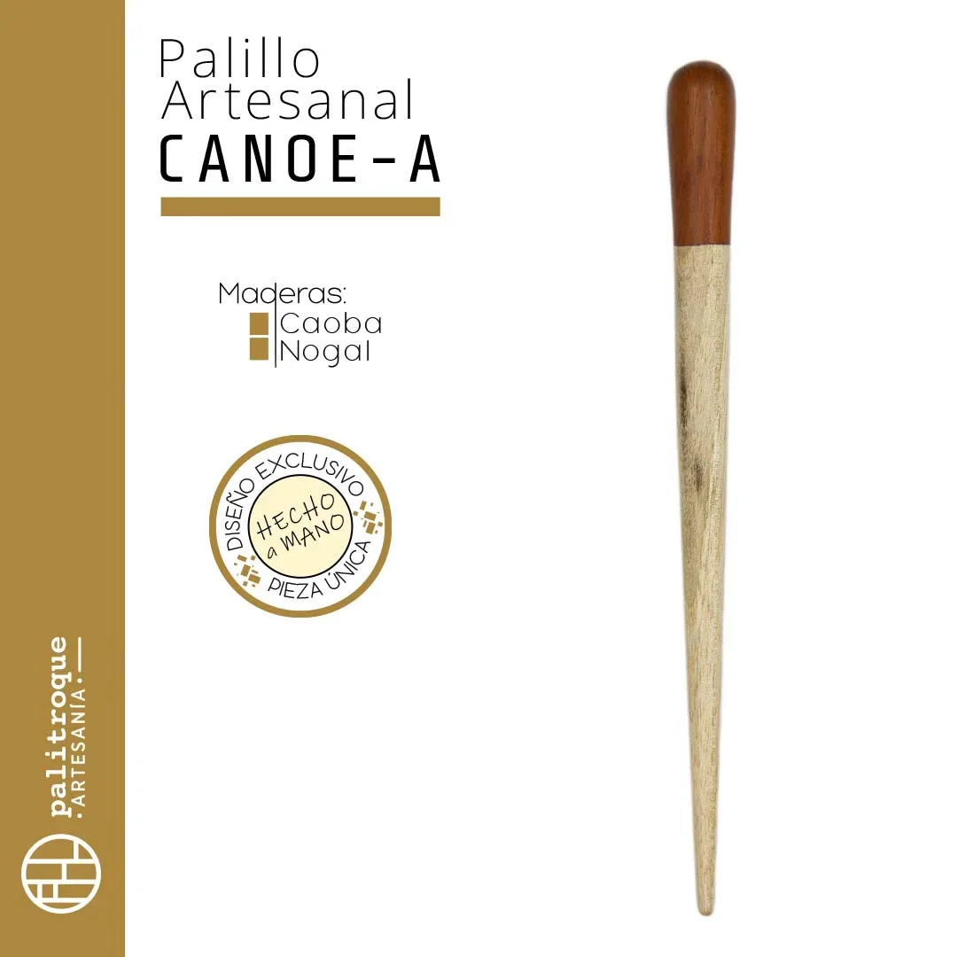 Palillo artesanal Canoe-A - Palitroque Artesanía - Presentación