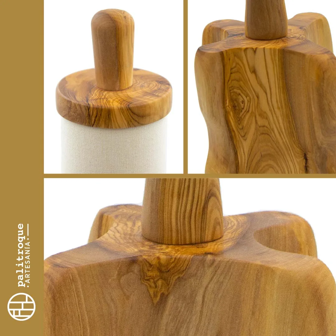 Lámpara Artesanal Auranvitta - Palitroque Artesanía - Detalles