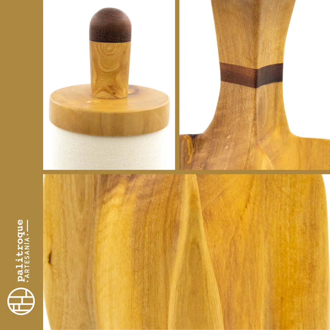 Lámpara Artesanal CAOLIBA - Palitroque Artesanía - Detalles