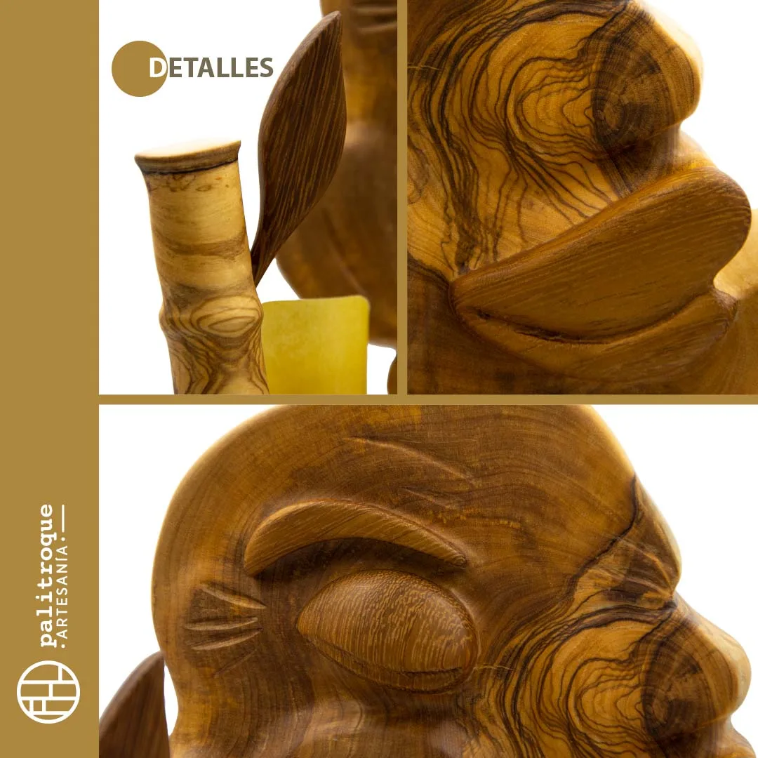 Lámpara Artesanal Aequitas - Palitroque Artesanía - Detalles