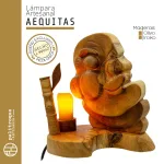 Lampara escultural artesanal Aequitas Palitroque Artesania Presentacion 1080x1080 1