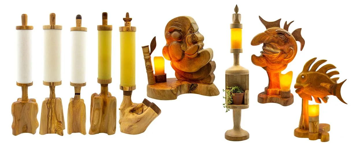 Imagen Categoría Lámparas Artesanales - Palitroque Artesanía