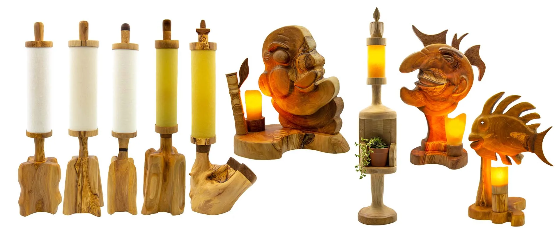 Imagen Categoría Lámparas Artesanales - Palitroque Artesanía