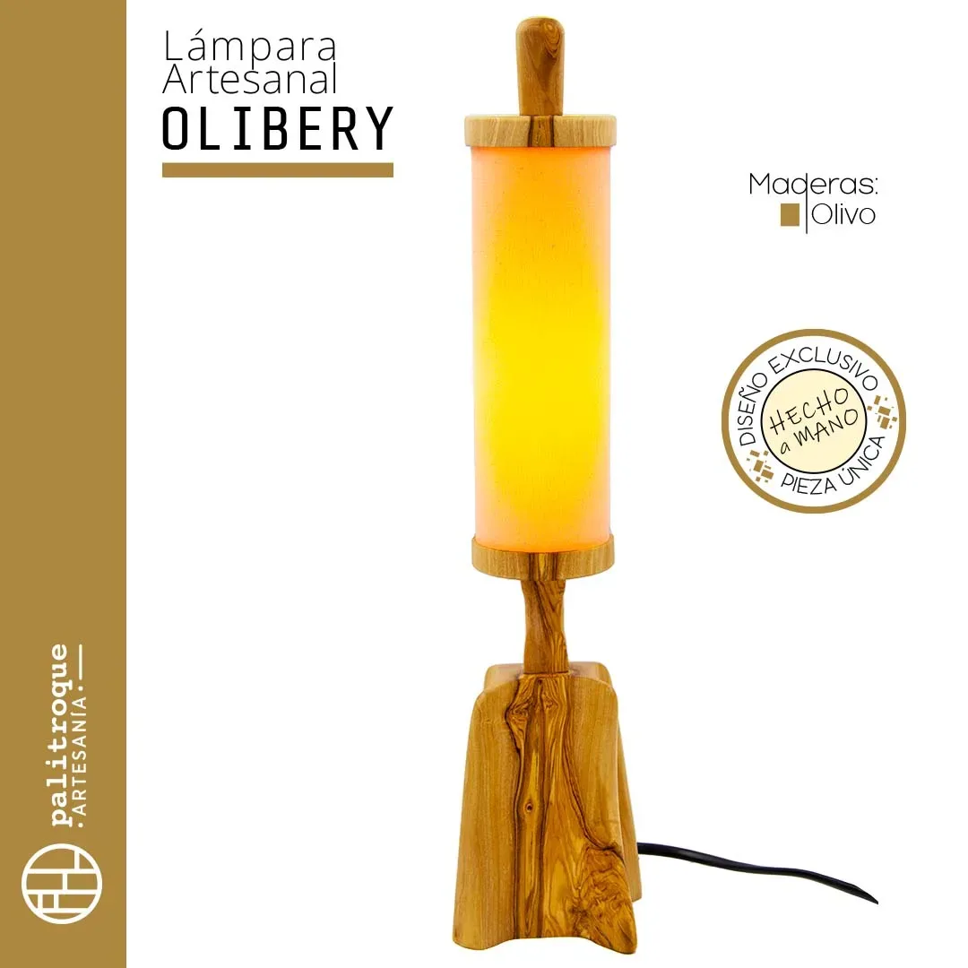 Lámpara Artesanal OLIBERY - Palitroque Artesanía - Presentación