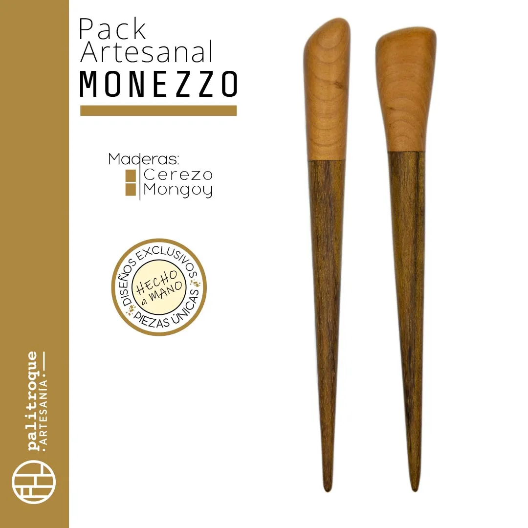 Pack de palillos artesanales Monezzo - Palitroque Artesanía - Lote