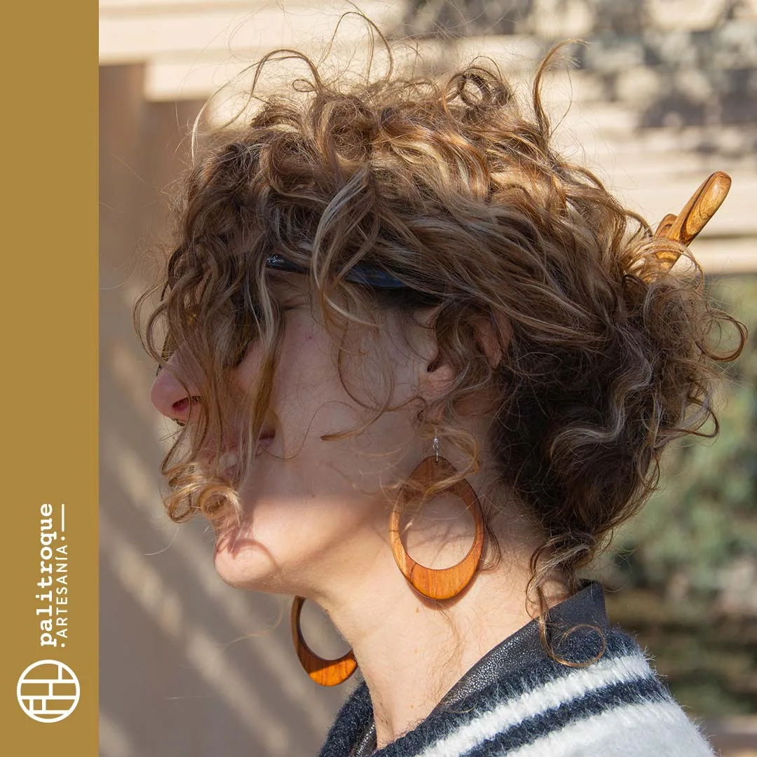 Pendientes Artesanales Schema - Palitroque Artesanía - Complementos Moda - Modelo
