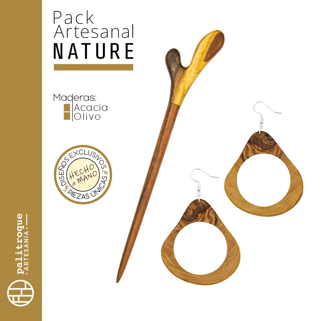 Pack de Complementos Artesanales Nature — Palitroque Artesanía