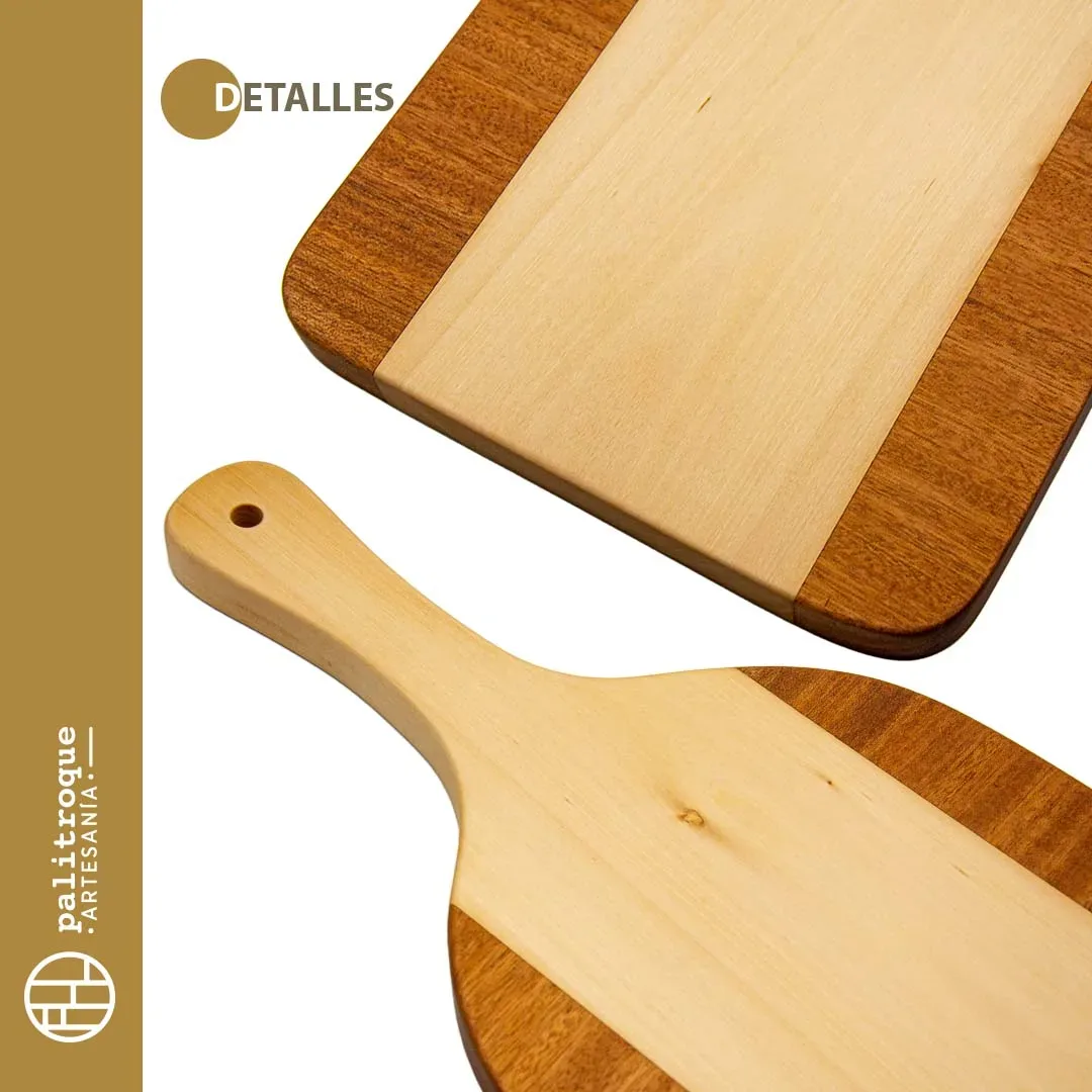 Tabla artesanal de corte Moulin - Palitroque Artesanía - Detalles