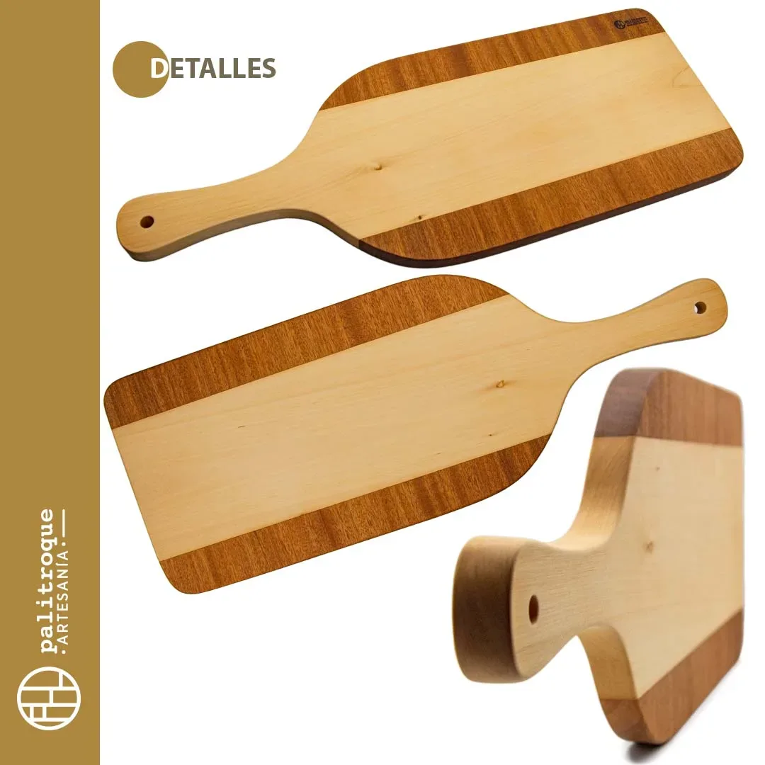 Tabla artesanal de corte Moulin - Palitroque Artesanía - Detalles