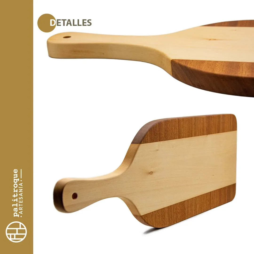 Tabla artesanal de corte Moulin - Palitroque Artesanía - Detalles