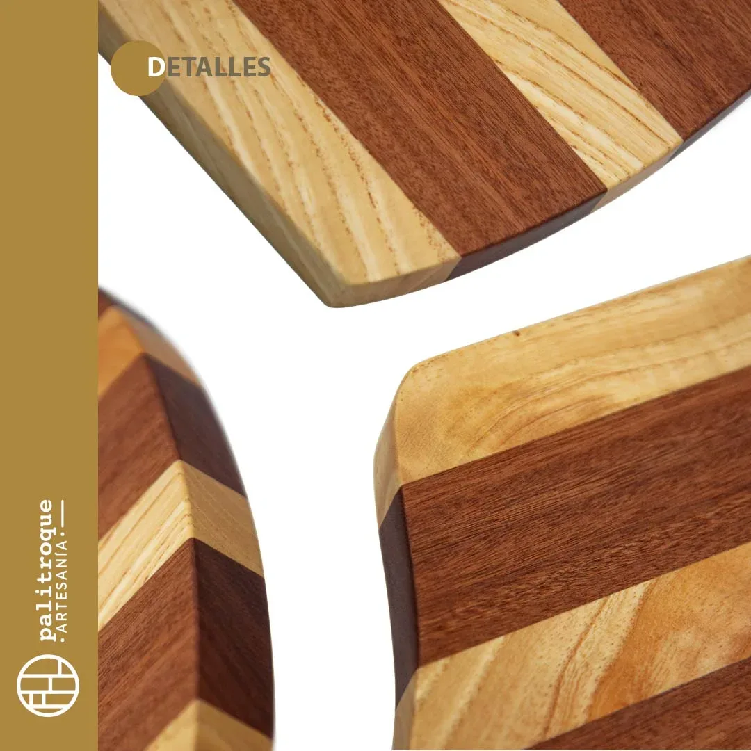 Tabla artesanal de presentación o corte Granat - Palitroque Artesanía - Detalles