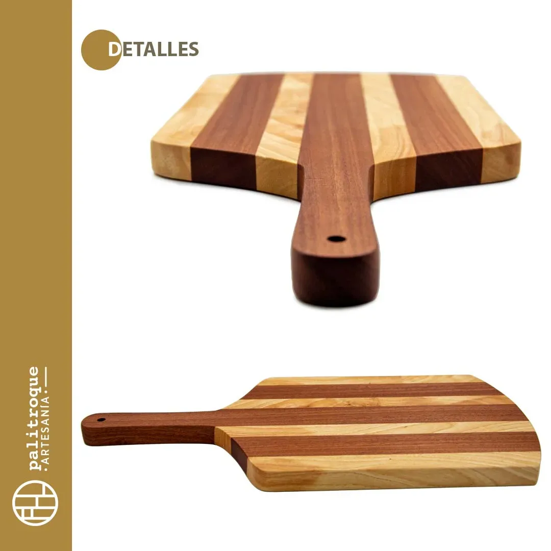 Tabla artesanal de presentación o corte Granat - Palitroque Artesanía - Detalles