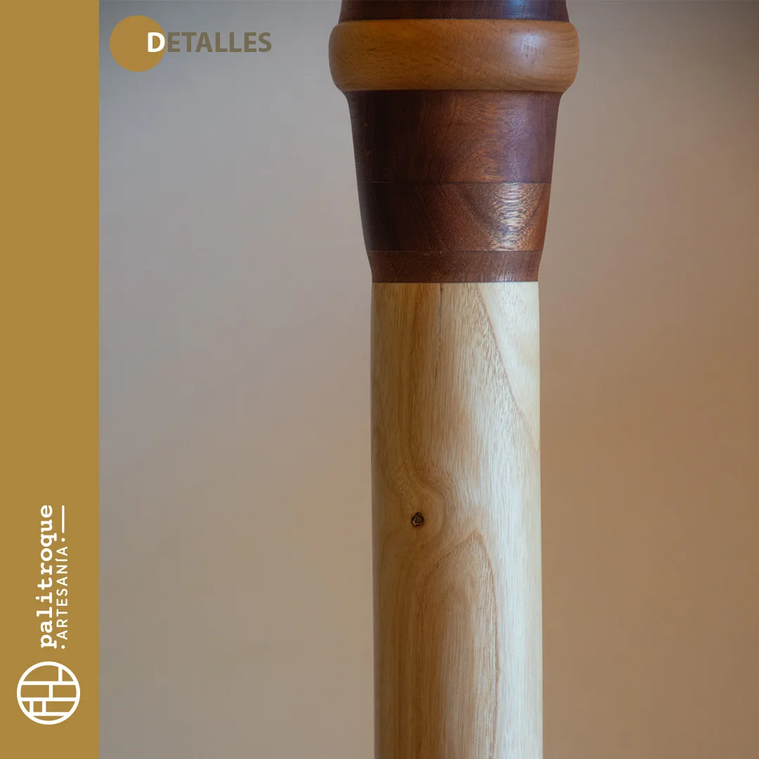 Pedestal Artesanal Stylos - Palitroque Artesanía - Detalles