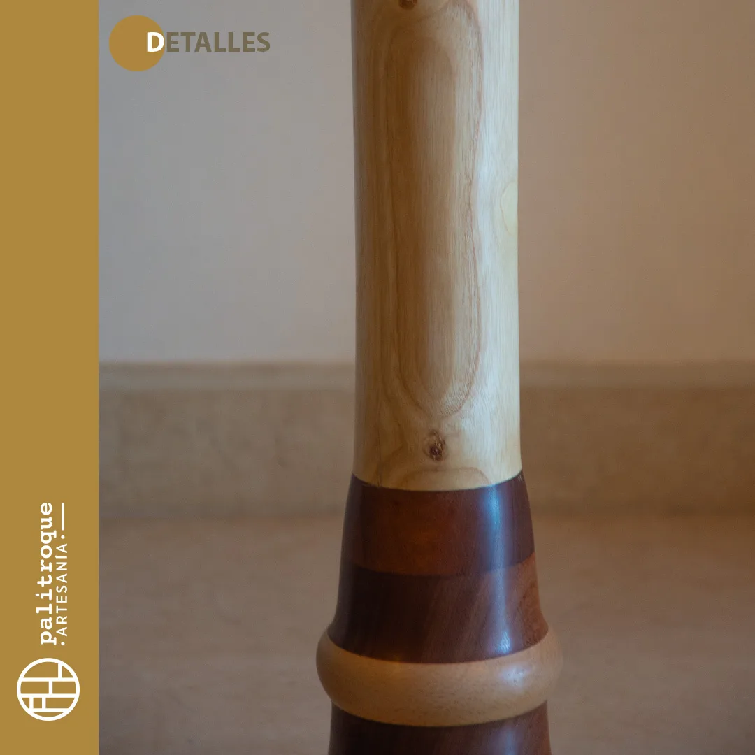 Pedestal Artesanal Stylos - Palitroque Artesanía - Detalles